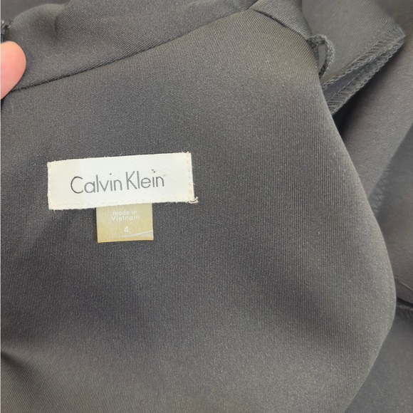 NWOT Calvin Klein Black Midi Dress - Picture 10 of 13